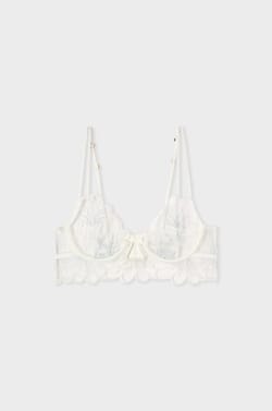 Soutien-gorge bustier en broderie;${refinementColor}
