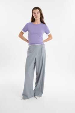 T-shirt manches courtes avec coton;${refinementColor}