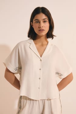 Camisa de pijama de manga corta;${refinementColor}