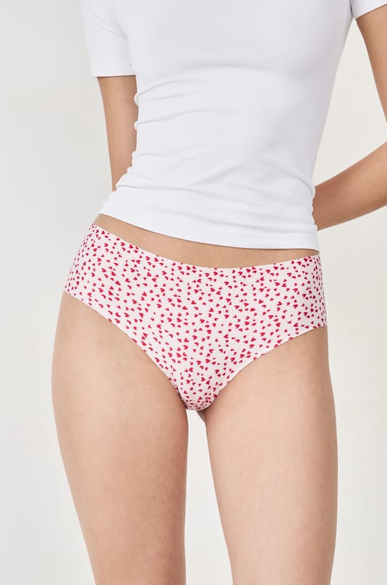 Seamless microfibre printed hipster;${refinementColor}