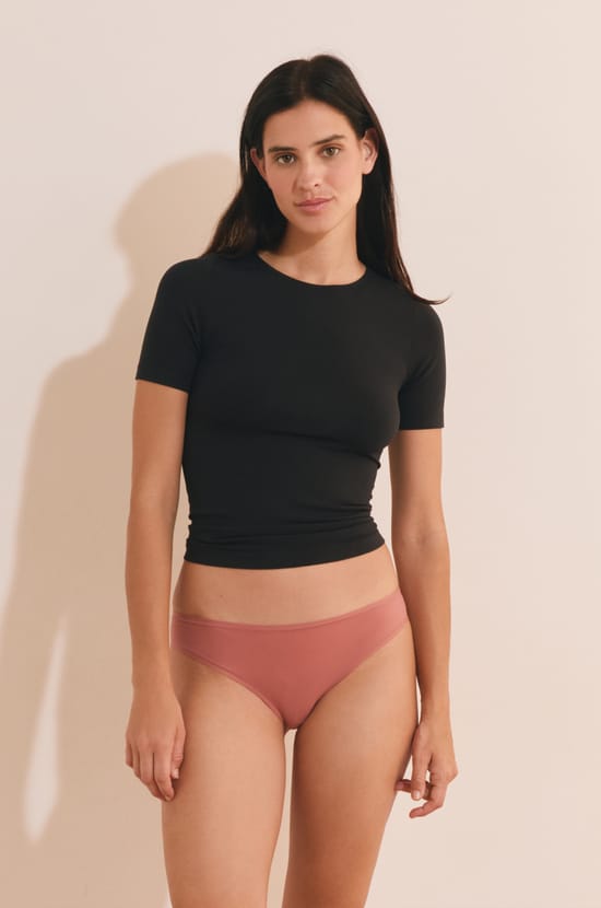 Culotte en microfibre;${refinementColor}