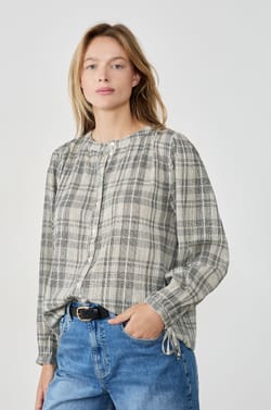 Chemise &agrave; carreaux;${refinementColor}