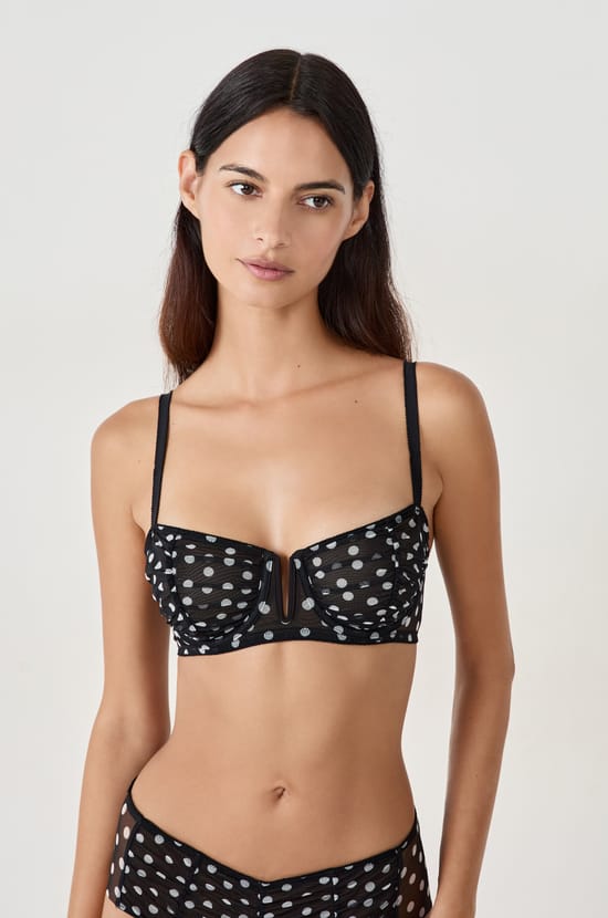 Soutien-gorge N.9 - Balconnet à pois;${refinementColor}