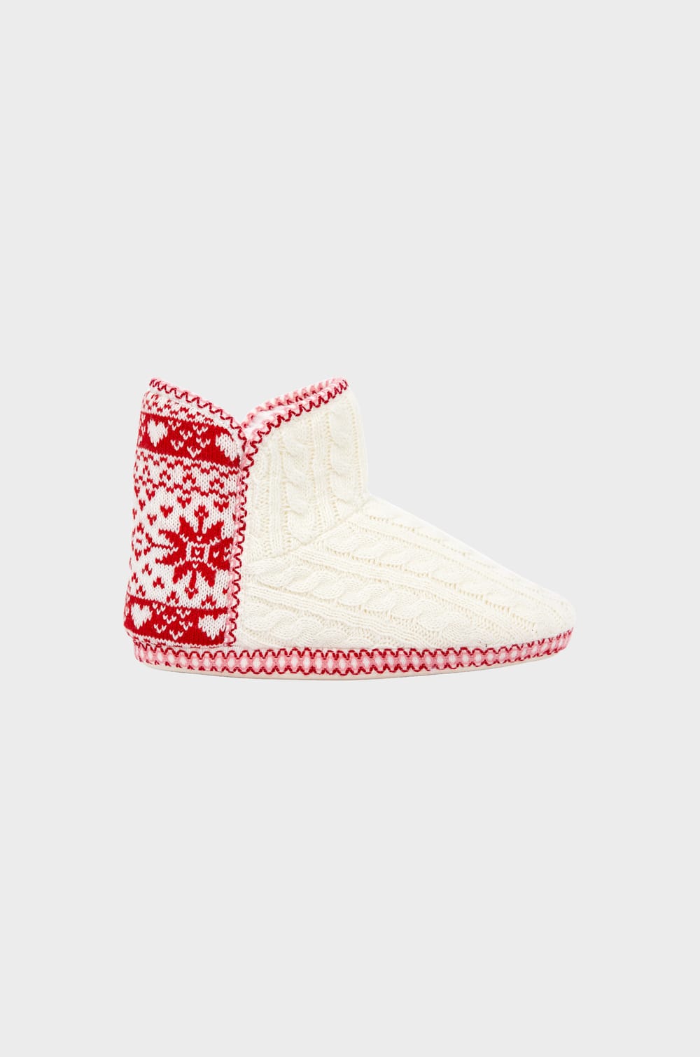 Ankle Boot Slippers with Patterns;${refinementColor}