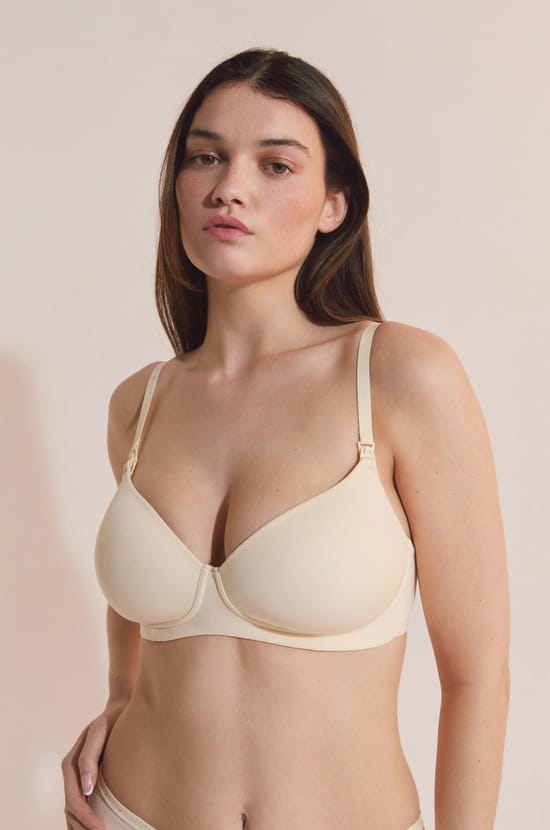 Soutien-gorge coques fines, clips d'allaitement;${refinementColor}