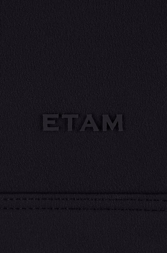 Brassi&egrave;re sans armature &agrave; encolure carr&eacute;e en microfibre - Maintien moyen;${refinementColor}