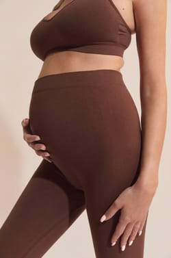 Legging de maternit&eacute; avec coton;${refinementColor}