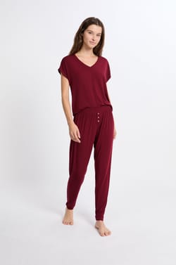 Camiseta de pijama de manga corta;${refinementColor}