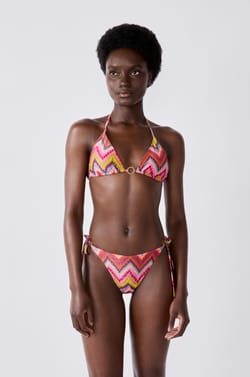 Tie-side Brazilian bikini bottom with pattern;${refinementColor}