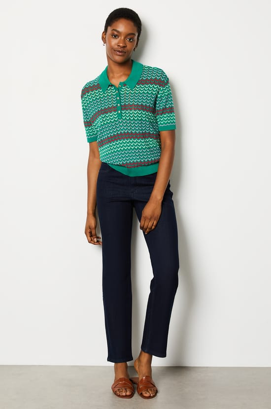 Short-sleeved Polo;${refinementColor}