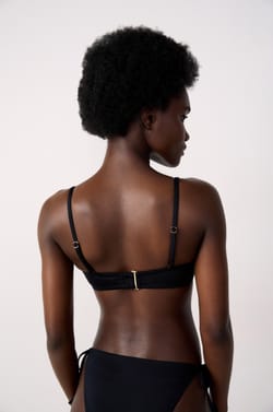 Strapless lightly lined bra with removable straps bikini top;${refinementColor}