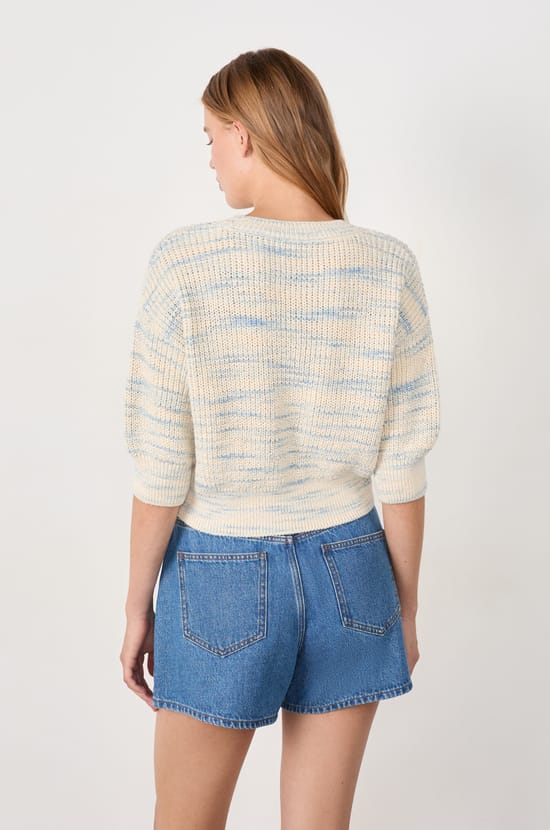 3/4 Sleeve Sweater;${refinementColor}