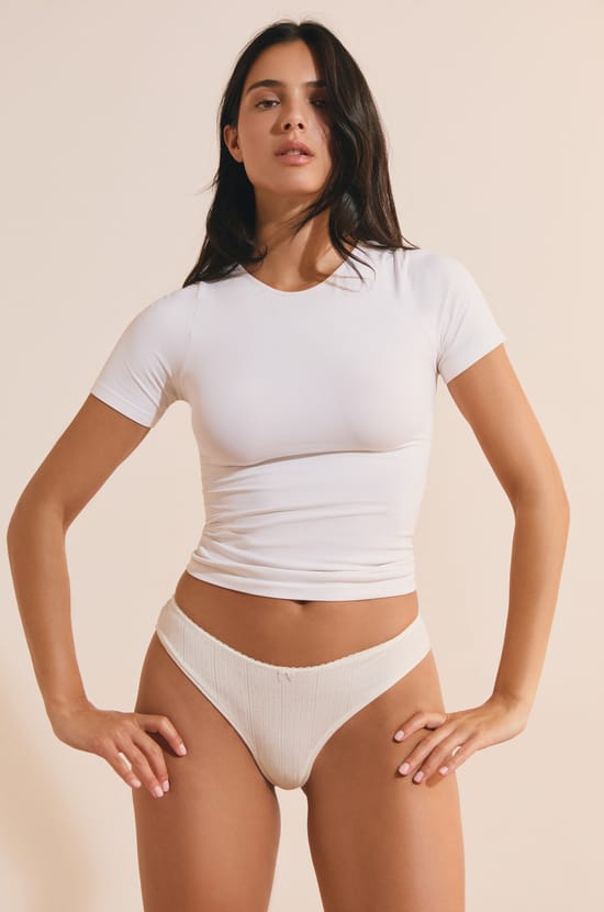 Tanga en coton;${refinementColor}