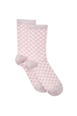 Chaussettes avec coton &agrave; motifs;${refinementColor}