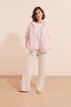 Ensemble de pyjama 3 pi&egrave;ces &agrave; imprim&eacute; noeuds;${refinementColor}
