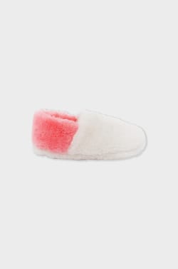 Faux Fur Mule Slippers;${refinementColor}