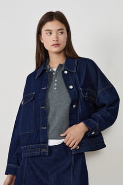 Veste en jean;${refinementColor}