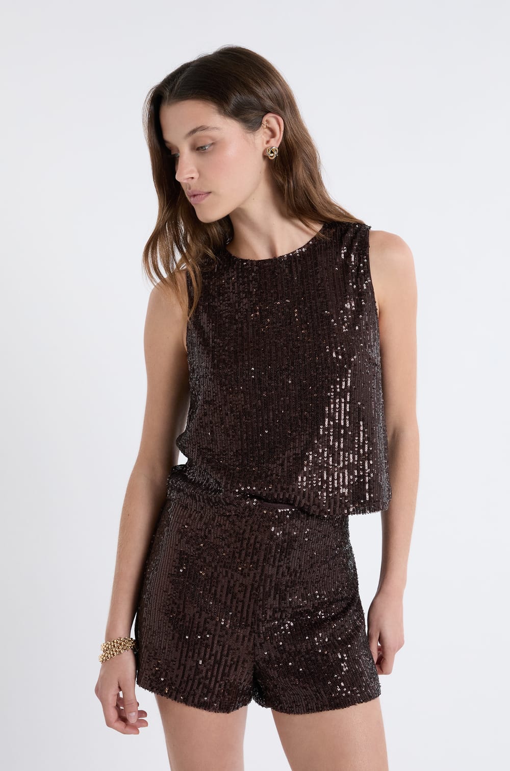 Sequin Top;${refinementColor}