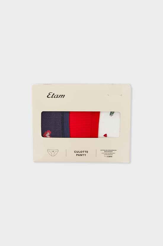 3er-Pack Baumwollslips;${refinementColor}