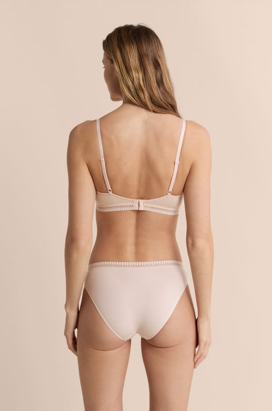 Wireless Lightly Lined Cotton Bra;${refinementColor}