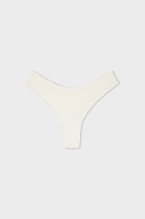 Tanga en coton;${refinementColor}