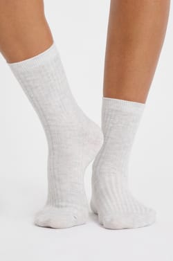 Socken mit Rippstrick;${refinementColor}