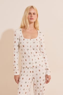 T-shirt manches longues avec boutons;${refinementColor}