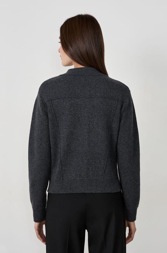 NOT US Veste pull à boutons;${refinementColor}