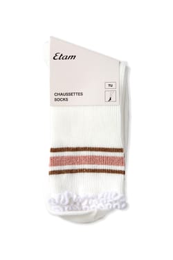 Chaussettes avec coton et paillettes;${refinementColor}