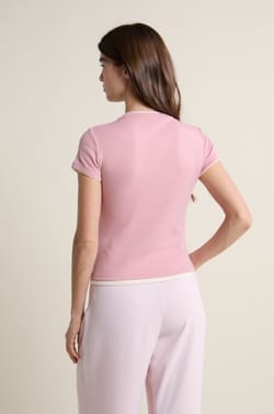 Tshirt manches courtes col rond;${refinementColor}