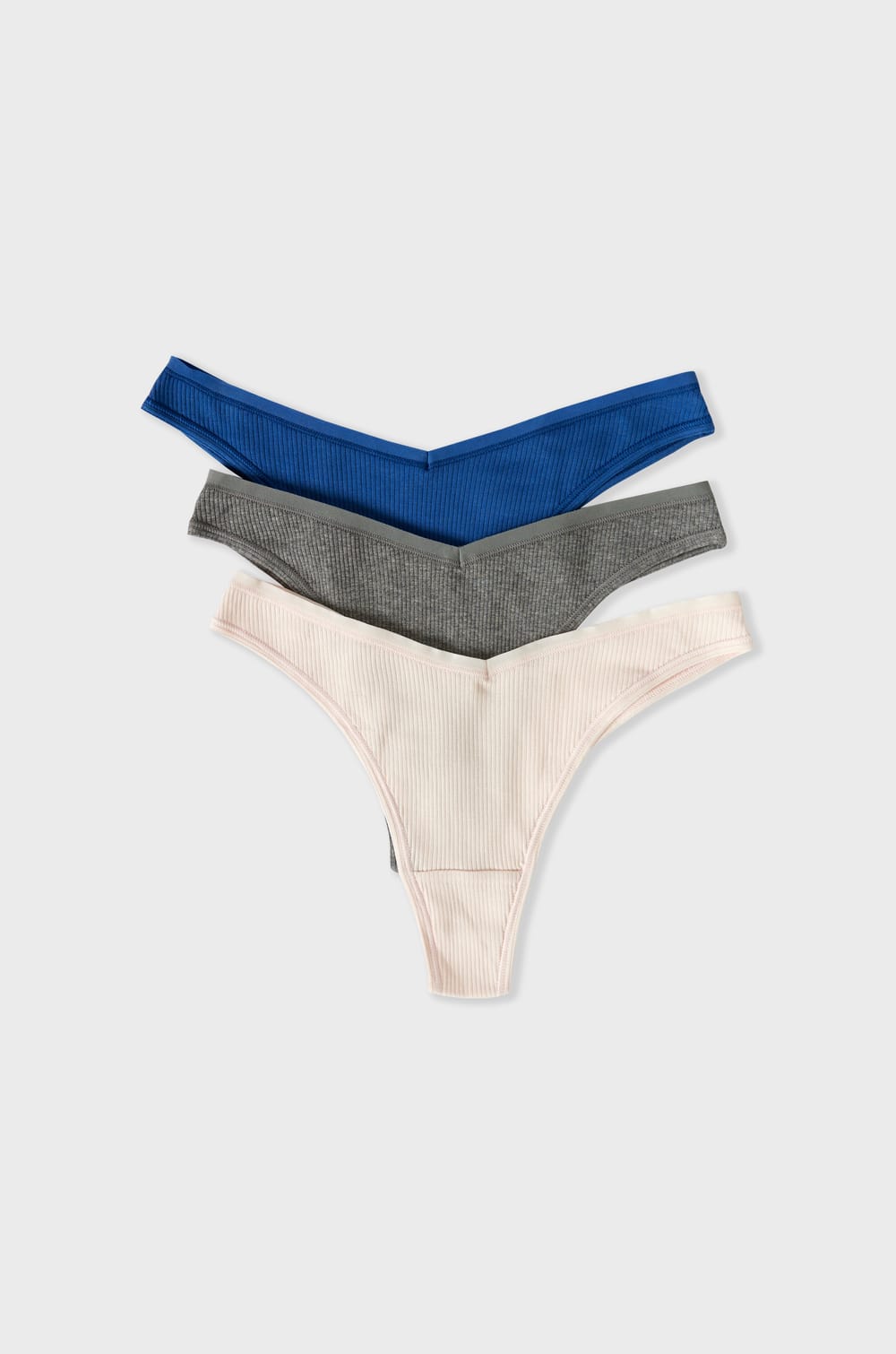 Pack of 3 Cotton Thongs;${refinementColor}