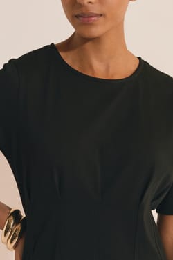 Robe courte en coton;${refinementColor}