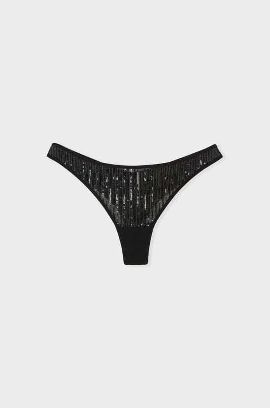 Tanga mit Pailletten;${refinementColor}
