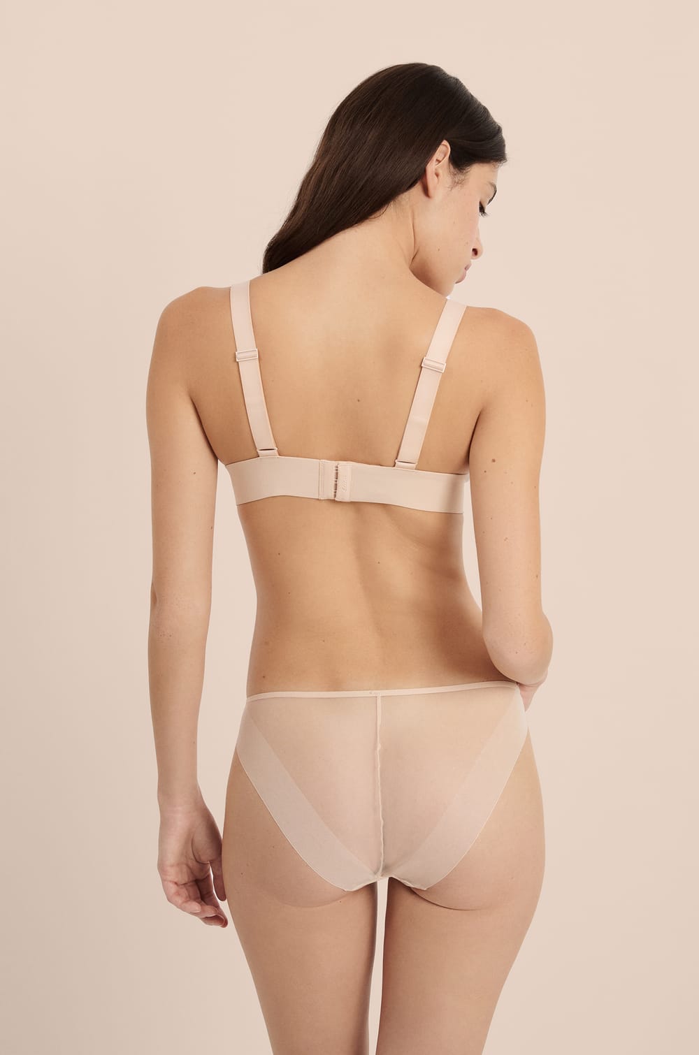 Soutien-gorge triangle sans armatures en tulle;${refinementColor}