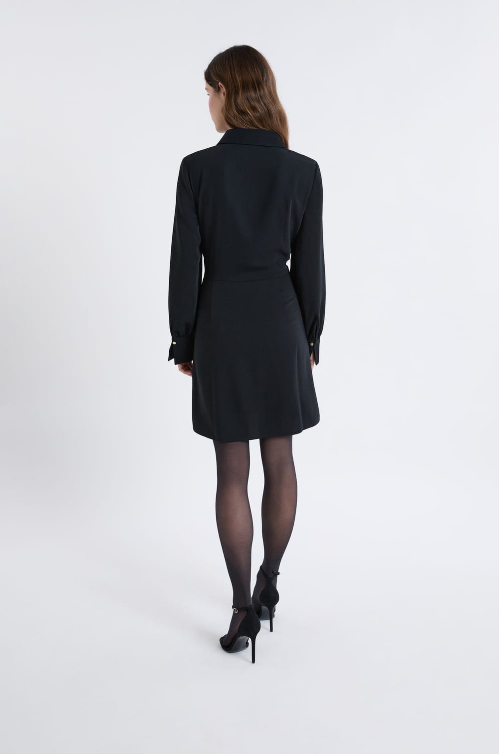 Robe chemise courte;${refinementColor}