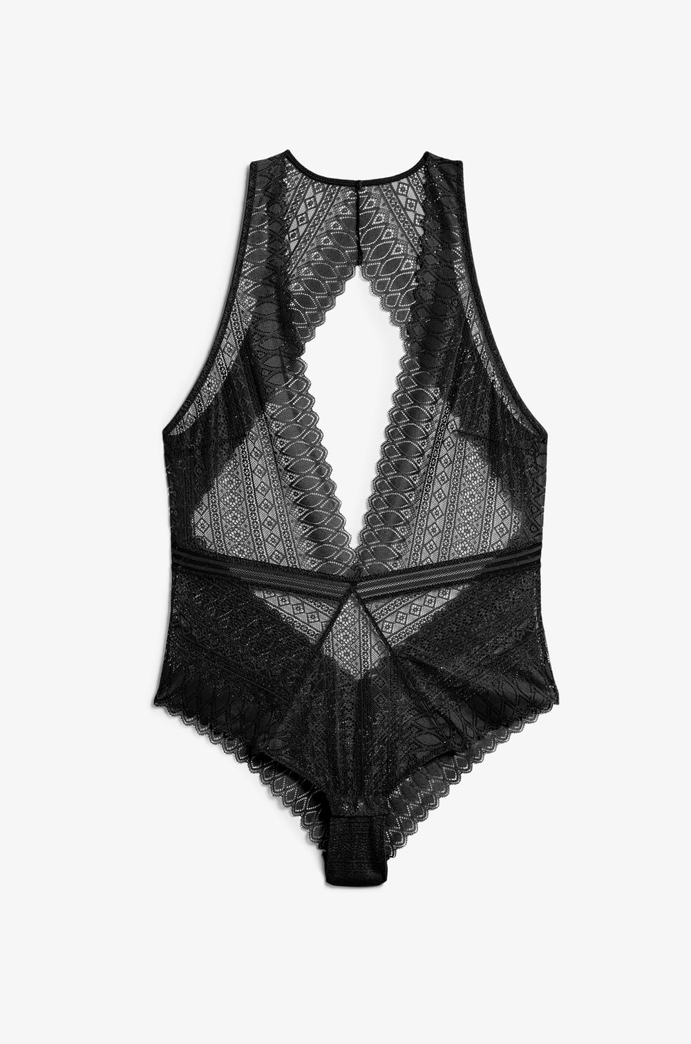Backless Lace Bodysuit;${refinementColor}