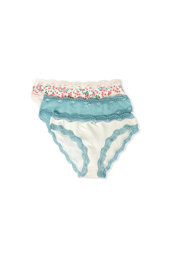 Lot de 3 culottes en coton;${refinementColor}