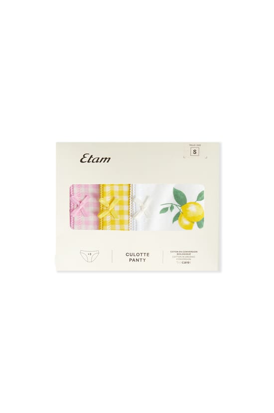 Pack of 3 Cotton Briefs;${refinementColor}
