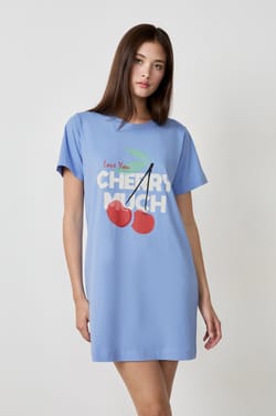 Chemise de pyjama en coton;${refinementColor}
