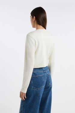 Gilet mini &agrave; manches longues;${refinementColor}