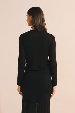 D&eacute;bardeur fluide col V;${refinementColor}