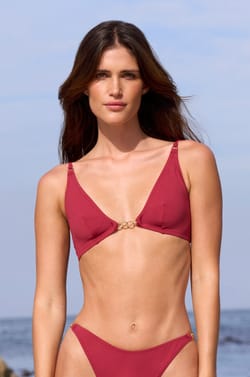 Wireless Triangle Bikini Top with Jewel Details;${refinementColor}