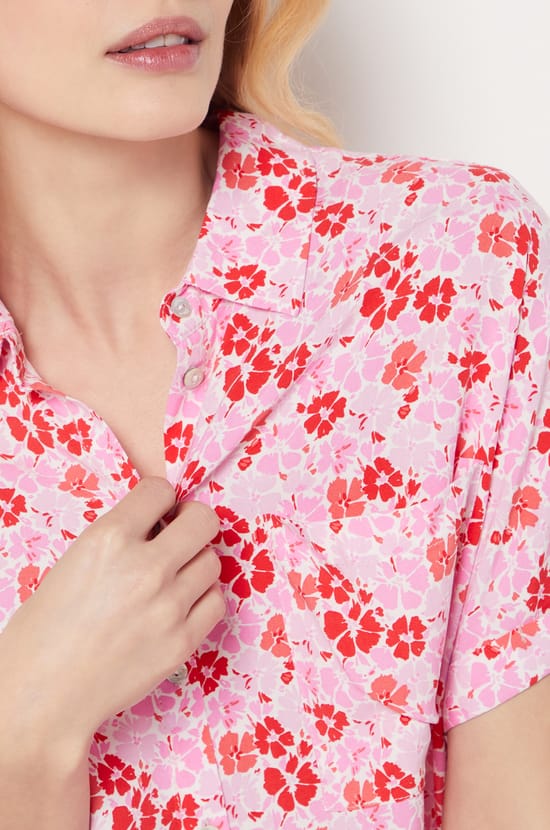 2-Piece Printed Pyjamas and Tote Bag;${refinementColor}