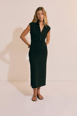 Robe longue en coton;${refinementColor}