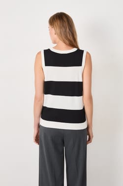 Sleeveless Cardigan Sweater;${refinementColor}