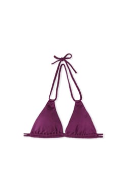 Multi-position tie bikini top triangle;${refinementColor}