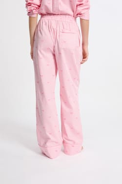 Patterned Cotton Pajama Pants;${refinementColor}
