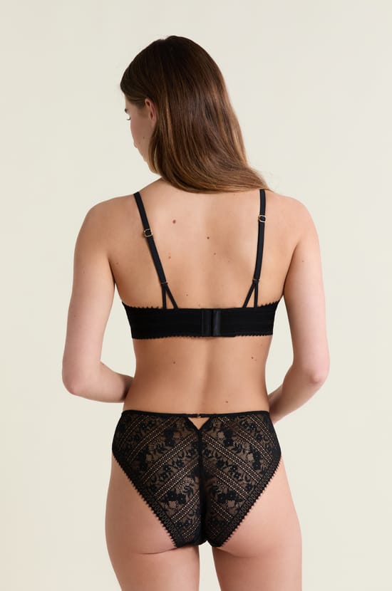 Soutien-gorge N.8 - Le triangle sans armatures en dentelle;${refinementColor}