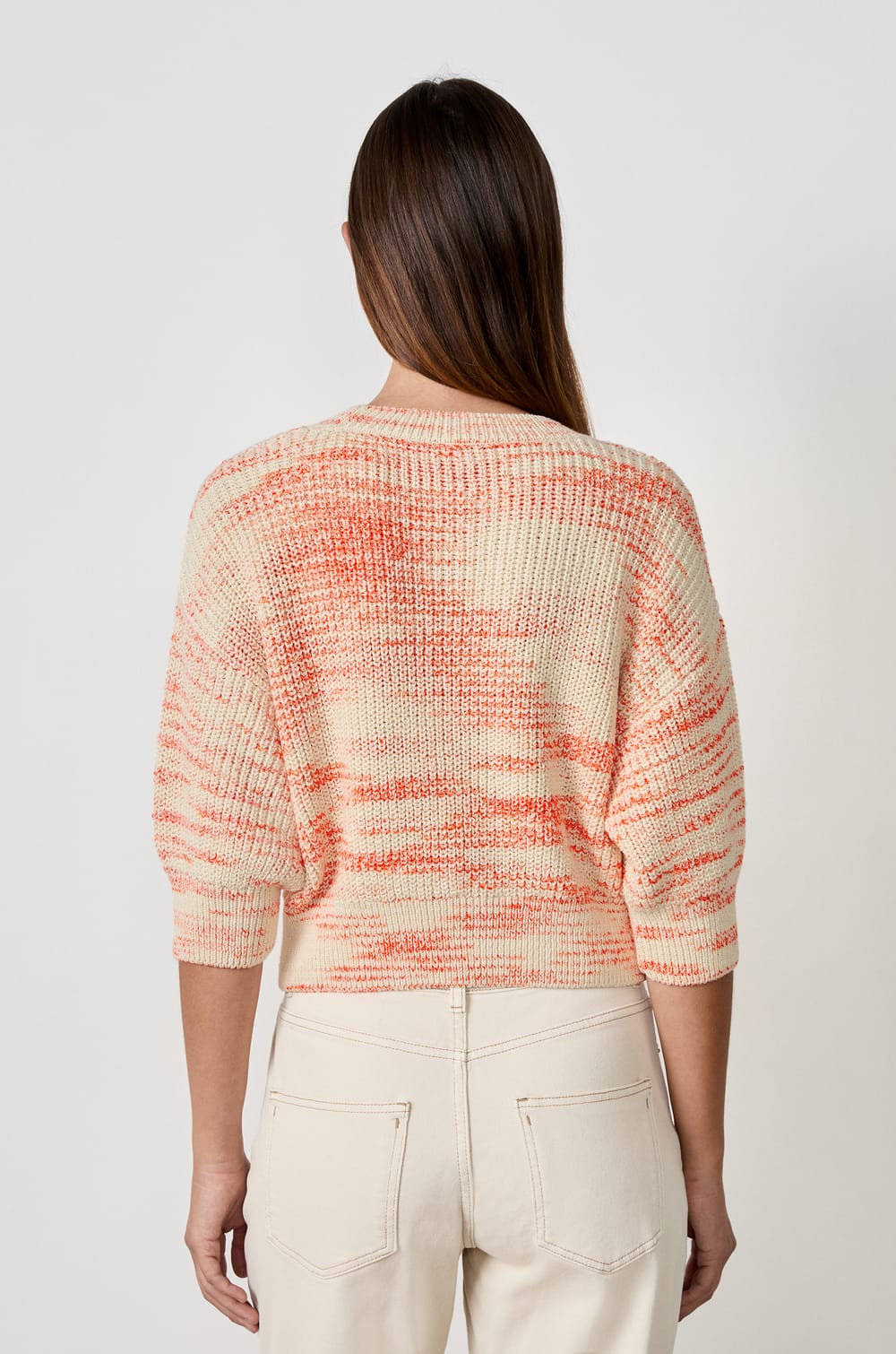 3/4 Sleeve Sweater;${refinementColor}