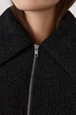 Blouson court zipp&eacute;;${refinementColor}